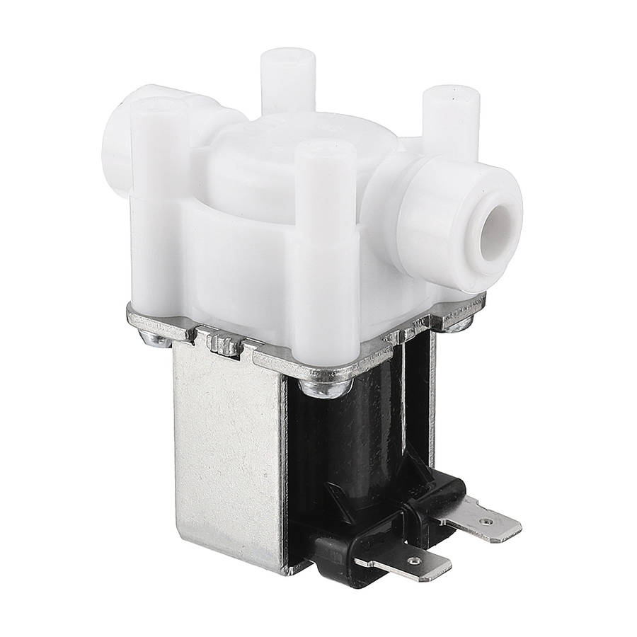 24V 1/4 Inch RO Water Purifier Inlet Water Solenoid Valve 2 Electromagnetic Valve for RO Reverse Osm