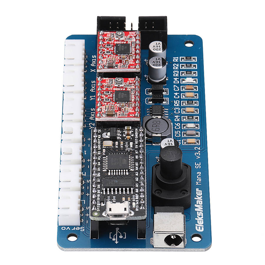 EleksMaker ManaSE 2 Axis Stepper Motor Driver Controller Board For DIY Laser Engraver