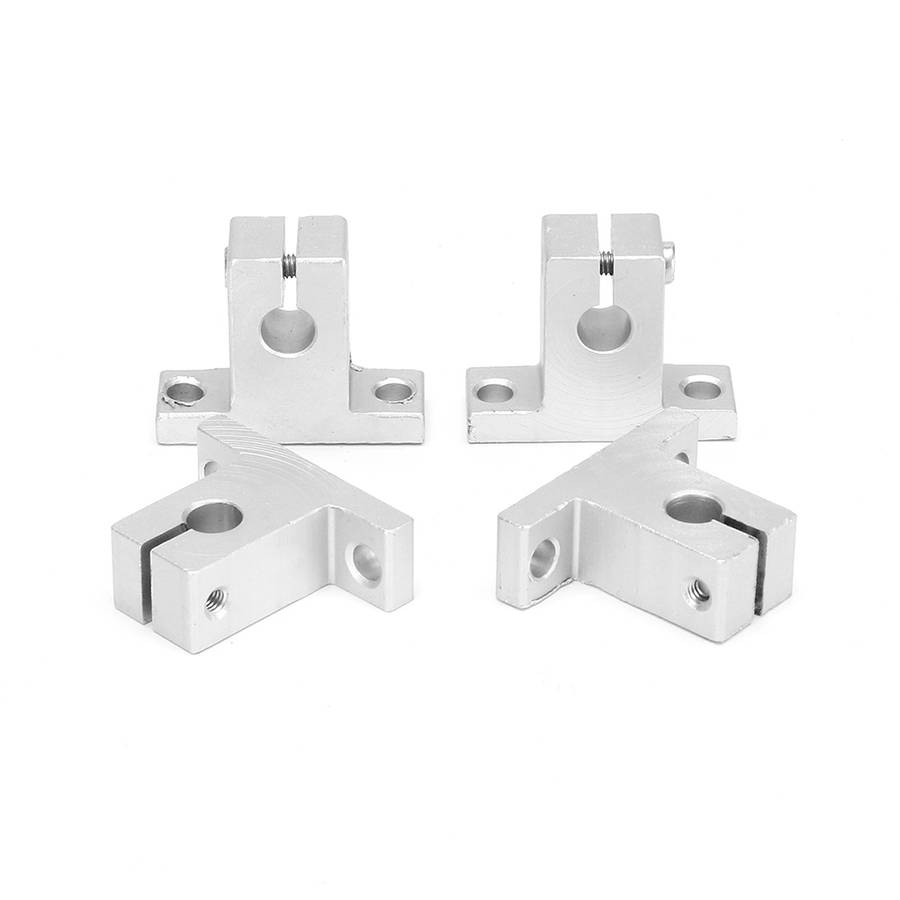 Machifit 15pcs 400mm Optical Axis Guide Bearing Housings Linear Rail Shaft