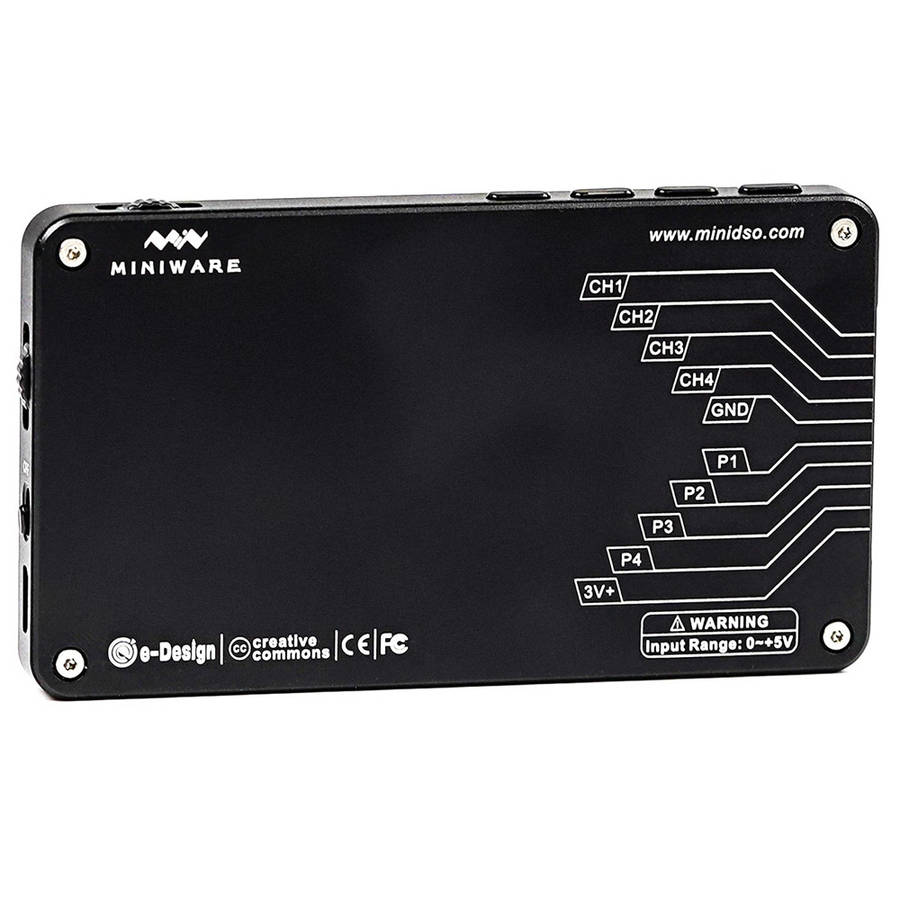 LA104 Digital Logics Analyzer 2.8 inch Screen 4 Channels Oscilloscope SPI IIC UART Programmable 100M