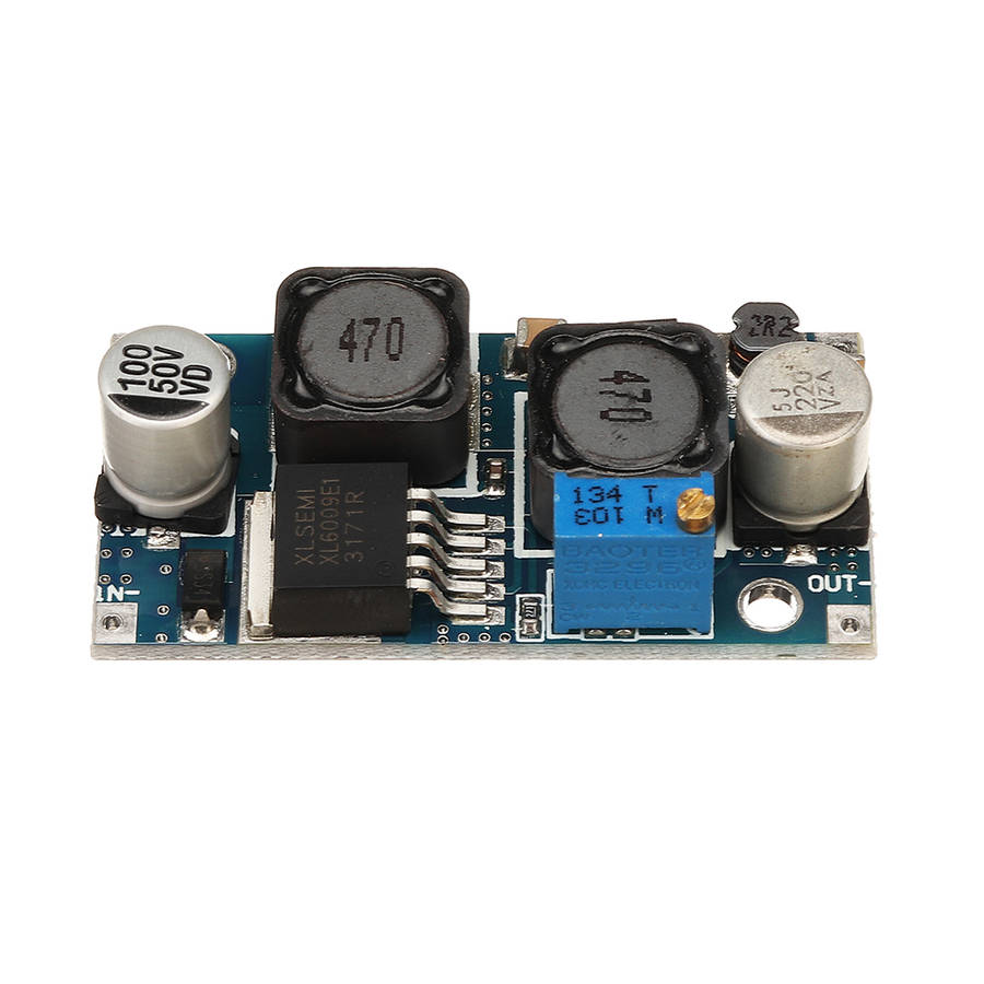 2Pcs DC-DC Boost Buck Adjustable Step Up Step Down Automatic Converter XL6009 Module Suitable For So
