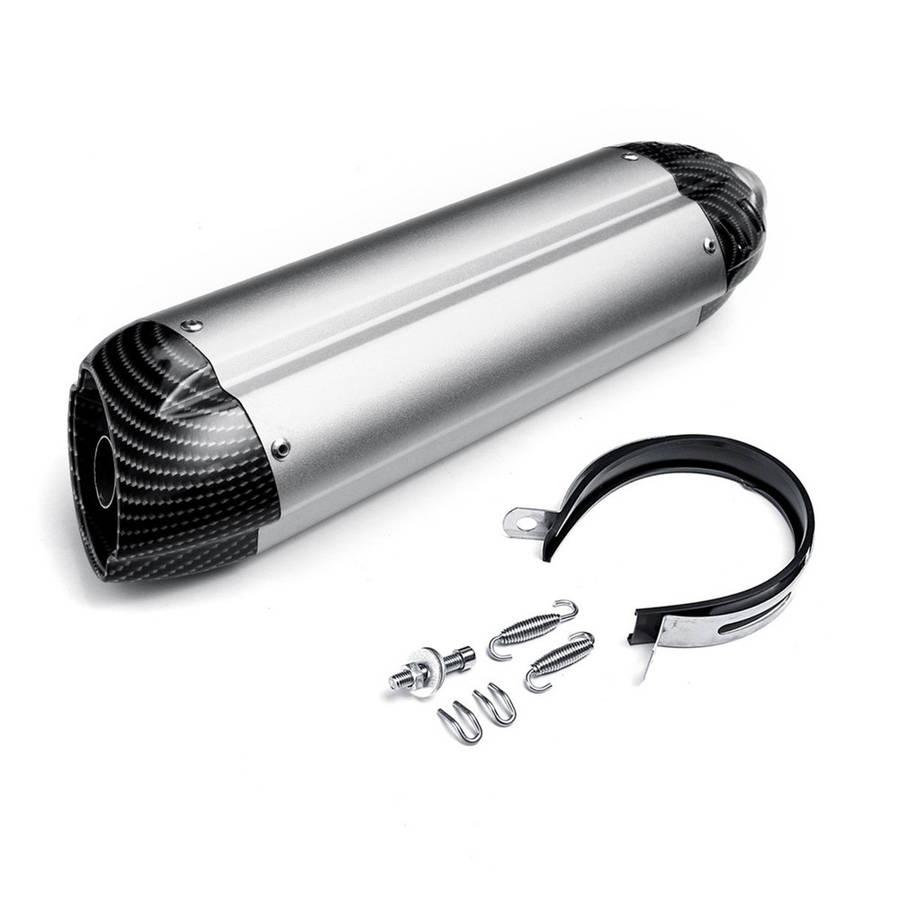 38-51mm 470mm Universal Aluminium Alloy Motorcycle Exhaust Muffler