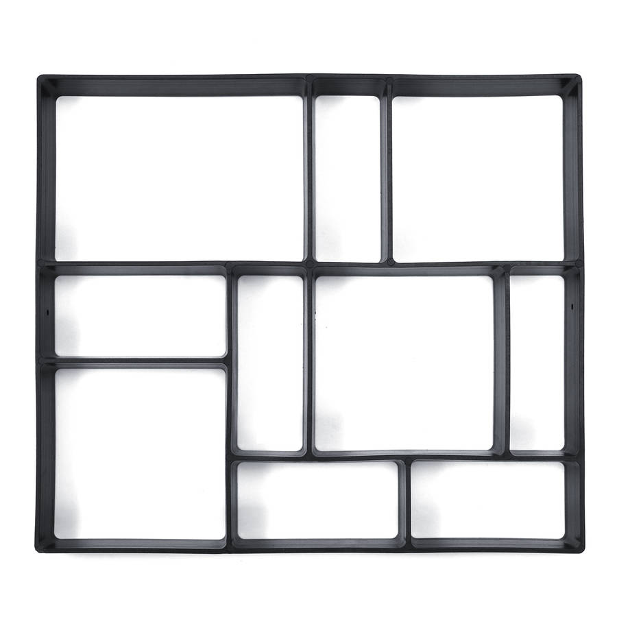 New DIY Concrete Paving Pavement Mould Mold Gardens Balconies Villas Path Walk Maker Gement Br