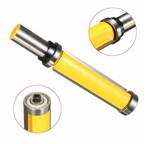 1/2 Inch Shank Router Bit Double Bearing Trimming Blade Woodworking