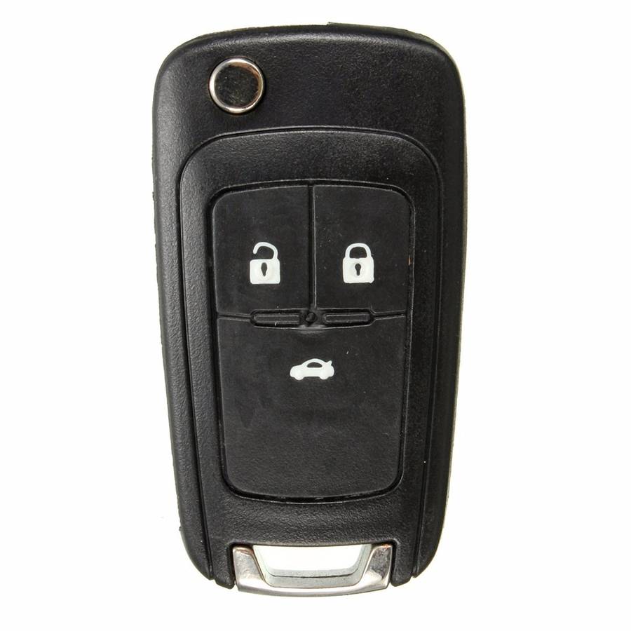 3 BTN Fob Remote Key Case Blade For VAUXHALL OPEL