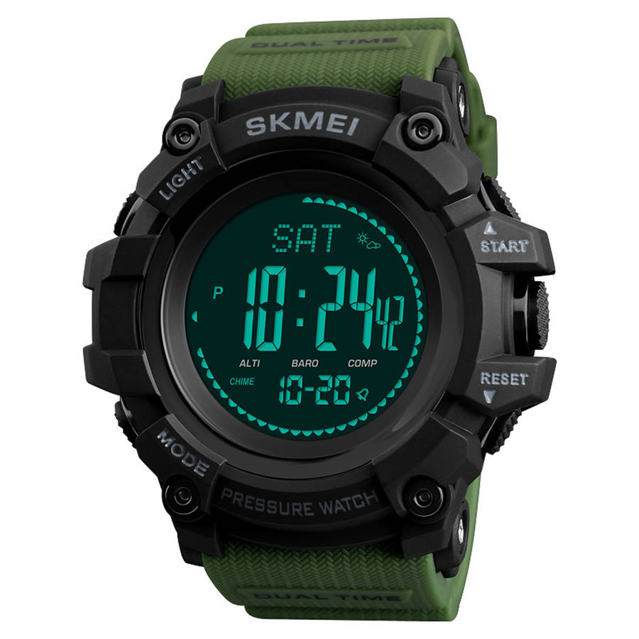 New SKMEI 1358 3ATM Waterproof Smart Watch Pedometer Barometer Thermometer Altimeter Smart Bra