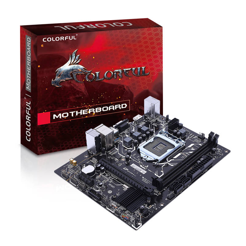 Colorful H310M-E V21 Intel H310 Chip M-ATX Motherboard Mainboard Support Intel LGA1151 Interface Cof