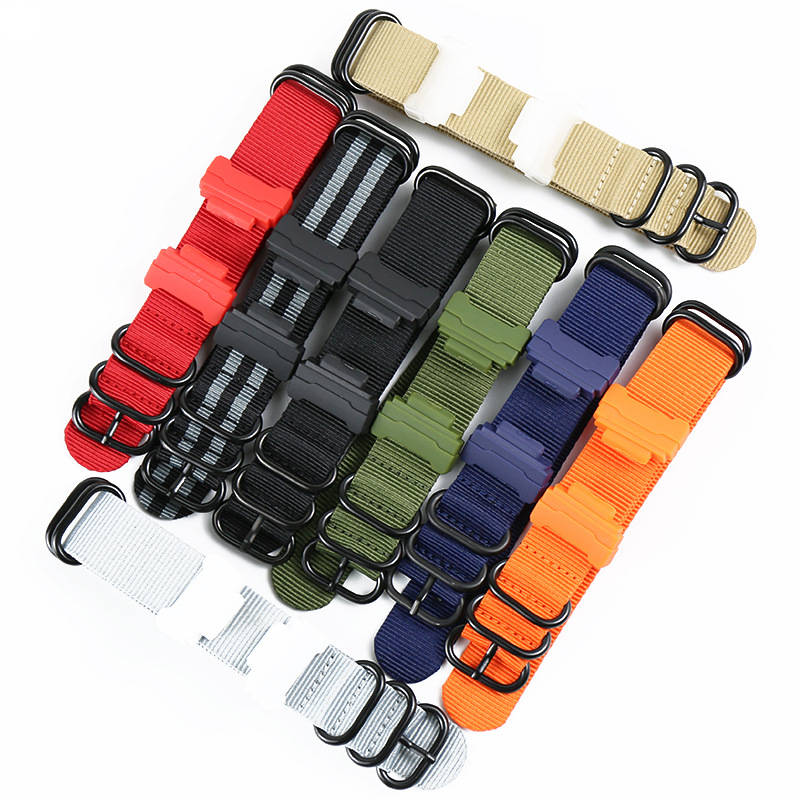 Bakeey 16mm Interface Terminals Nylon Straps Replacement Watch Band For Casio G