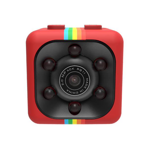 SQ11 1080P Mini Night Vision DV Auto Video Recorder Vlog Sport Camera Support TV Out Mon (Color Red)