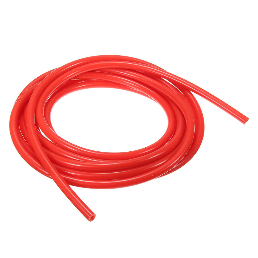 4mm 5 Meter Silicone Vacuum Hose Tube Tubing Line Pipe 16.4 Feet Red