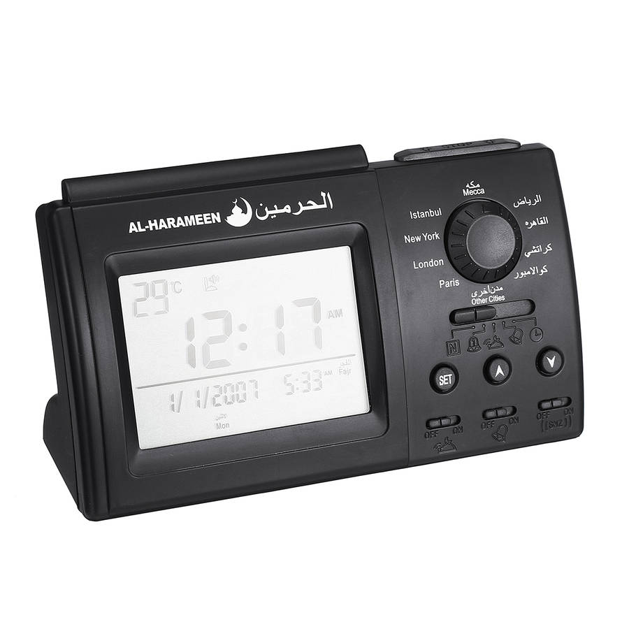 Praying Islamic Desk Azan Table Alarm Clock Electronic Desk Clock