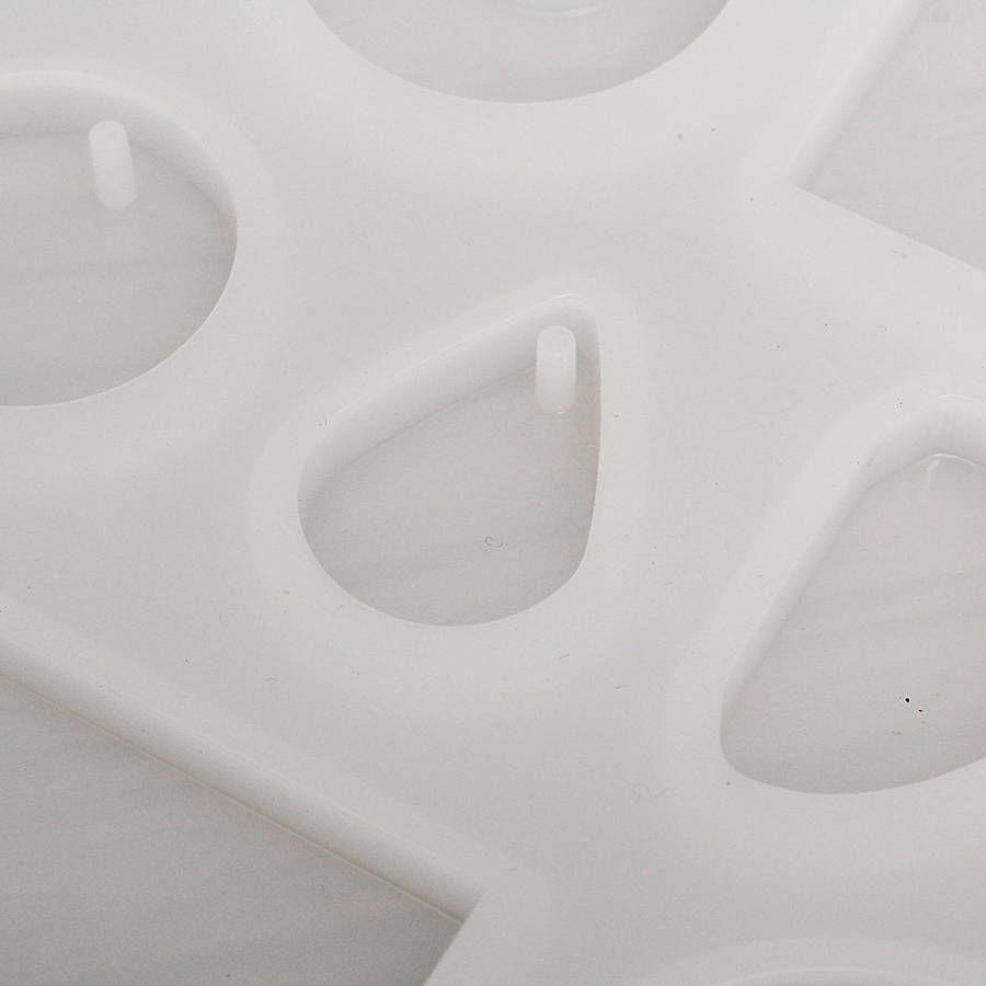 New 12 Models Silicone Mold Mould Resin DIY Pendant Jewelry Tools Accessories