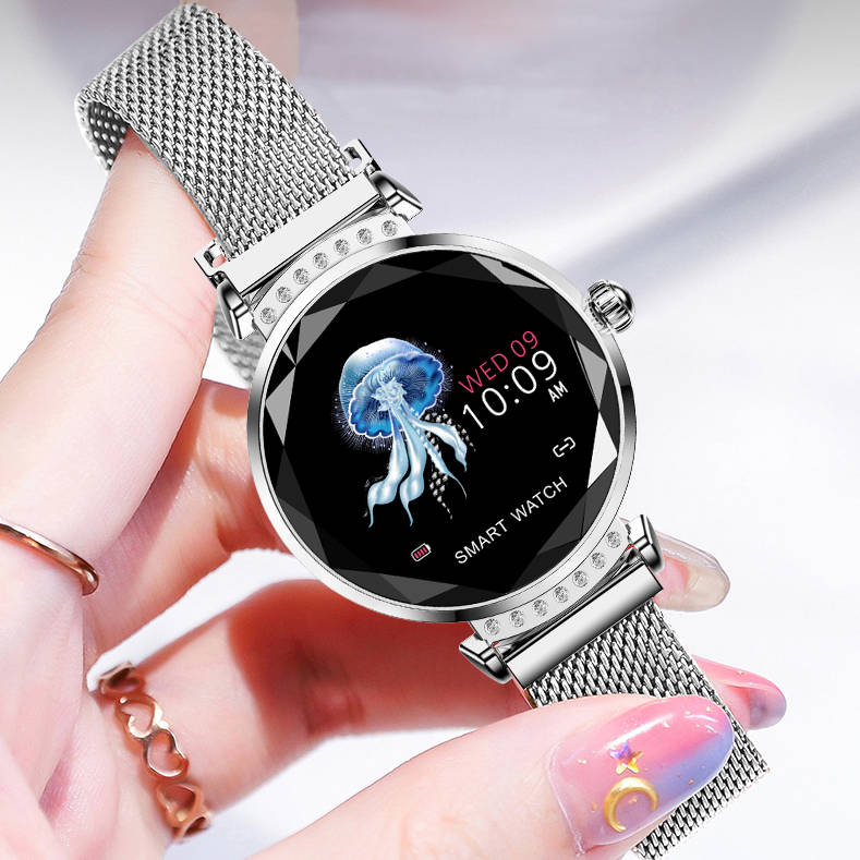 Bakeey H2 3D Dial Case UI Display Women Bracelet Watch Heart Rate Blood Pressure Monitor Smart Watch