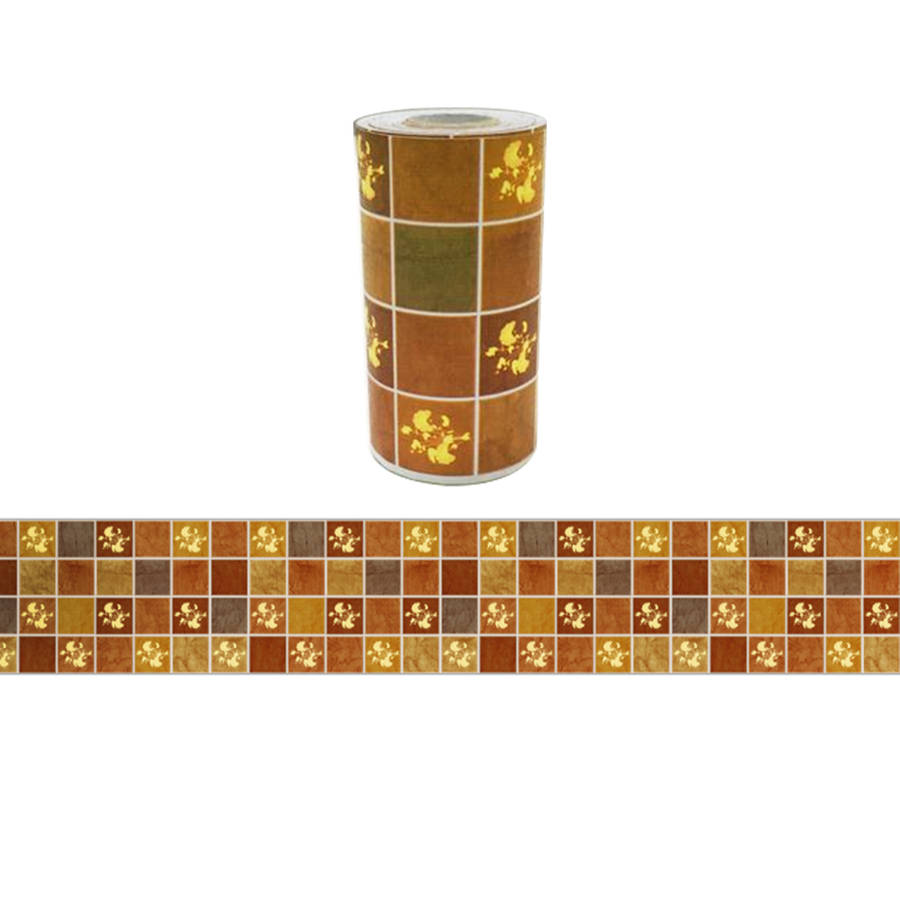 3D Self Adhesive Waterproof Wallpaper Border Peel and Stick for