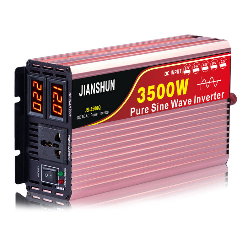 Intelligent Screen Solar Pure Sine Wave Power Inverter 1200W/1600W/2200W/3000W/3200W/6000W DC 12V/24