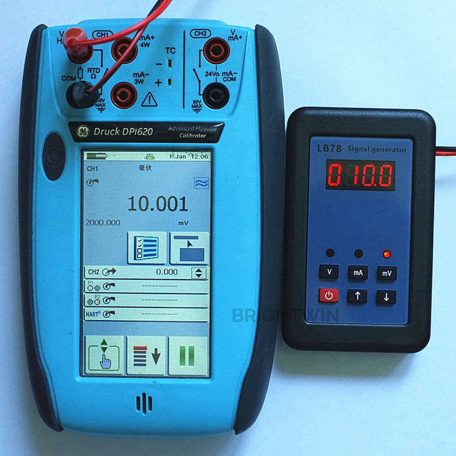 Portable 4-20mA Signal Generator 0-20mA 0-110mV Calibrator LB78 High Precision mA mV Signal Current