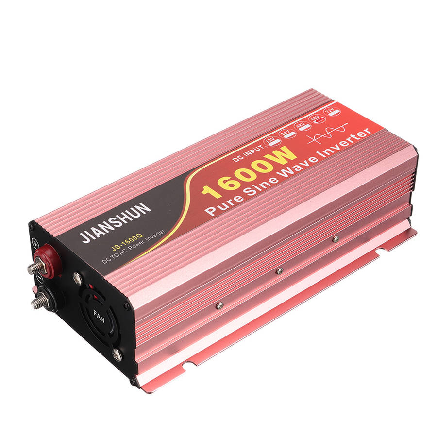 Intelligent Screen Solar Pure Sine Wave Power Inverter 1200W/1600W/2200W/3000W/3200W/6000W DC 12V/24