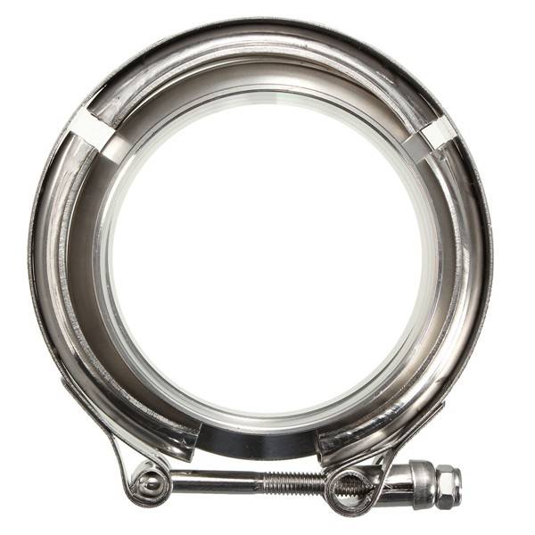 3 Inch Exhaust V-Band Clamps with Flange Down Pipe Intercooler Stainless Univers