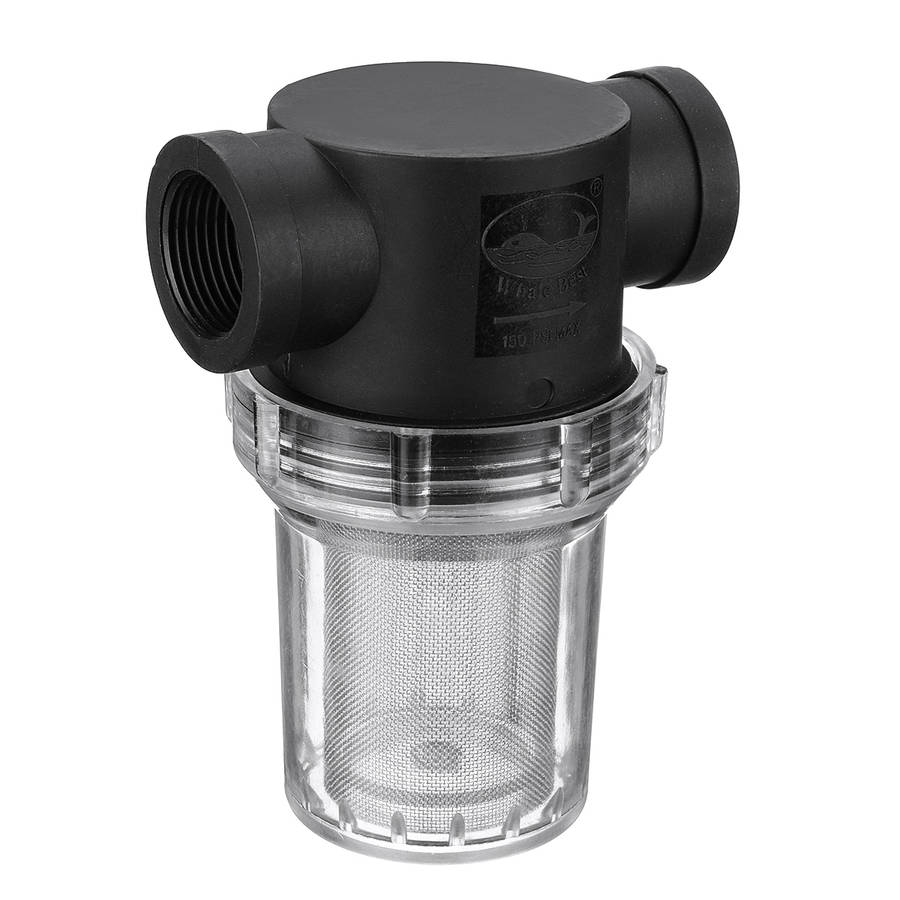 New Garden Pond 20mm/25mm Inline Mesh Strainer Water Pump Filter Irrigation High