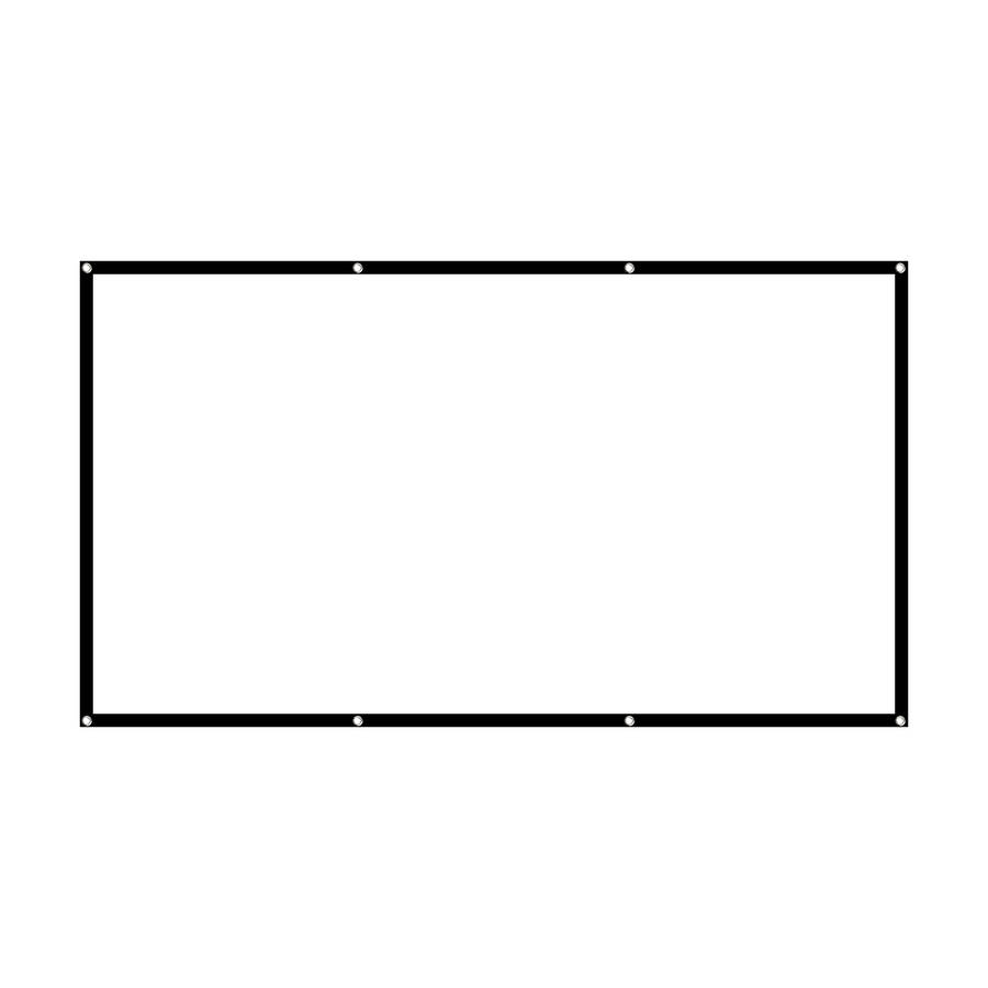 Home HD Screen 120 inch 16: 9 Projector Projection Screen Outdoor Portab