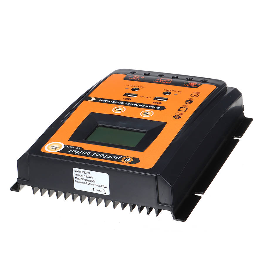 MPPT 30A/50A/70A Solar Panel Controller Solar Charge Controller Battery Regulator Solar Panel Chargi
