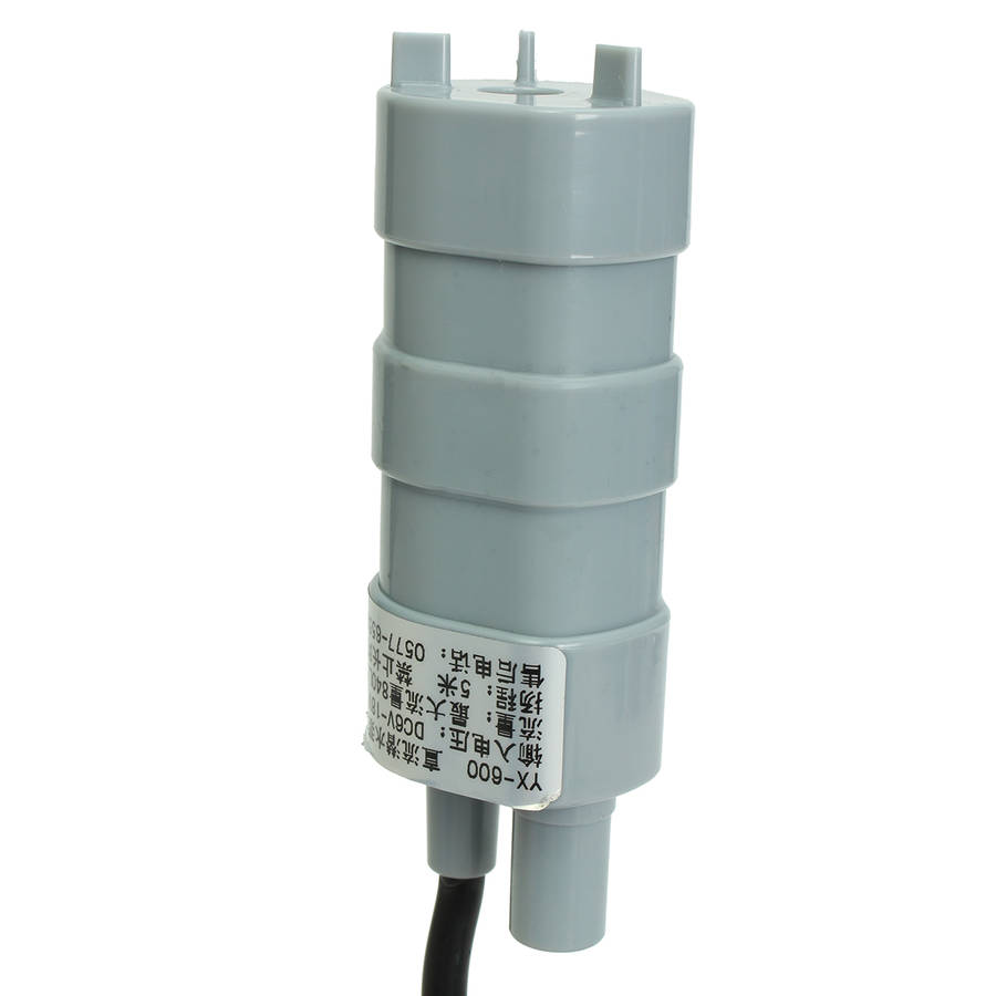 12V 840L/H 5M Pumping Head Mini Submersible Motor Garden Fountain DC Brush Water Pump