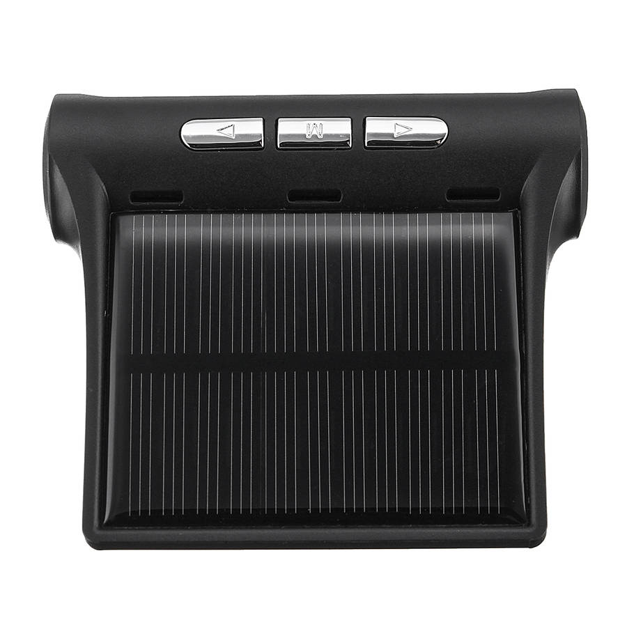 New Car Solar Wireless TPMS Tyre Tire Pressure Monitor System LCD+4 External Car