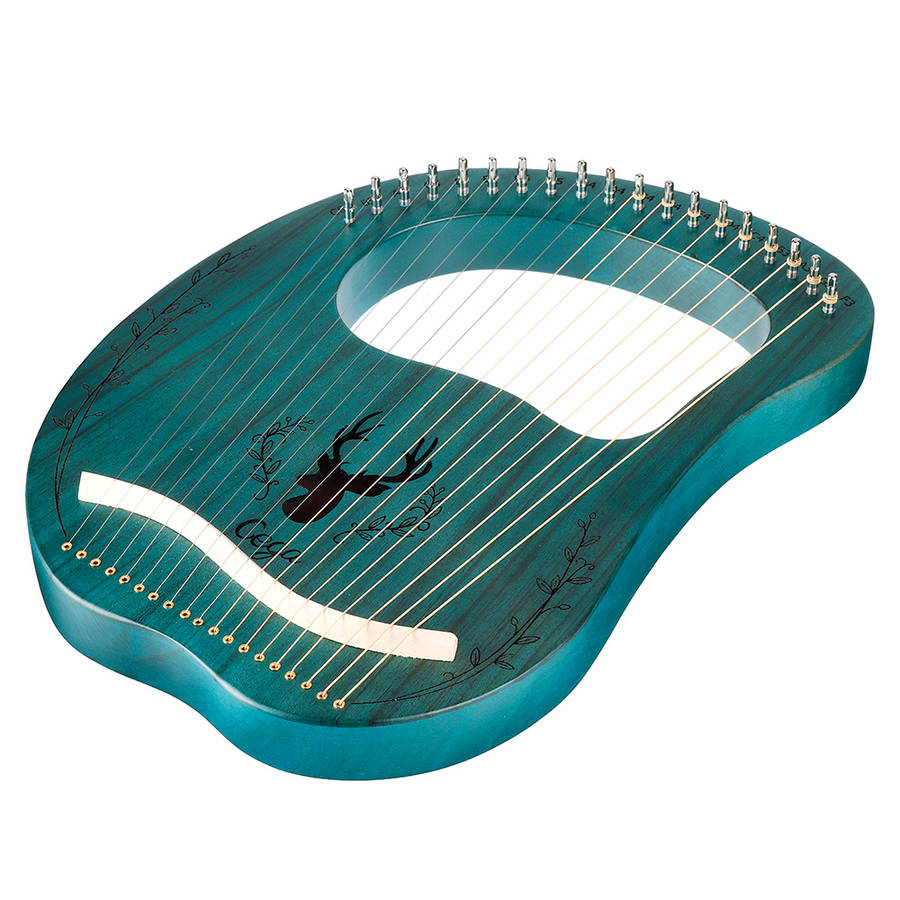 Cega 19 Tone Lyar Portable Mahogany Harp