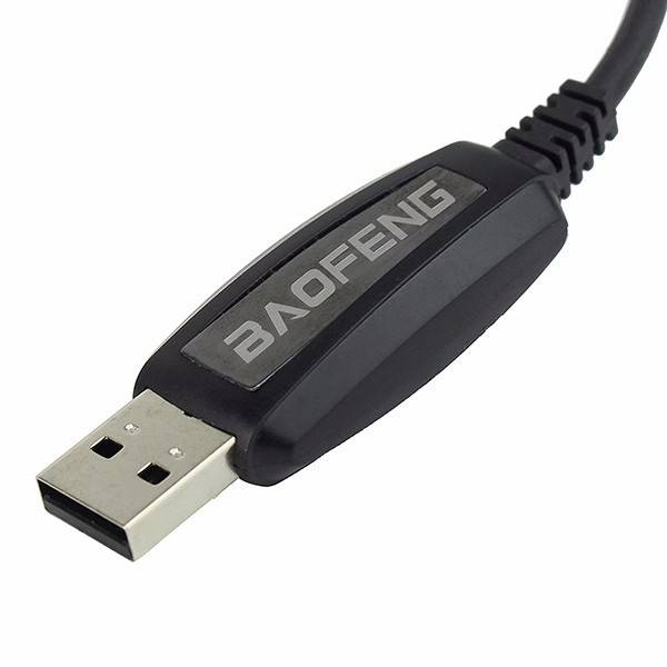 New USB Programming Data Cable + CD software for Baofeng  BF-A58 BF-97