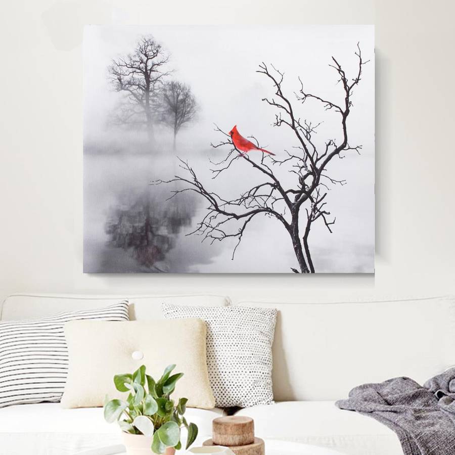 Modern Bird Wall Sticker Print Canvas Painting Picture Home Wall Art Dec