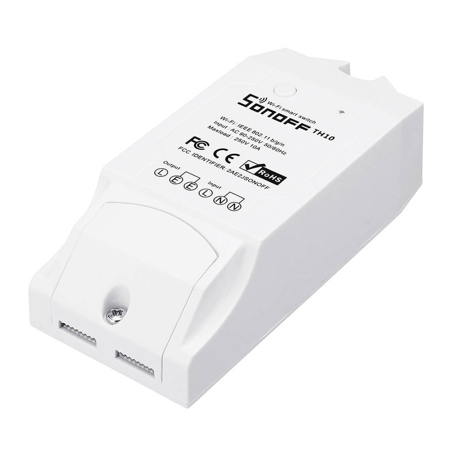 SONOFF TH10 TH16 Smart WIFI Switch Monitoring Temperature Humidity Wifi Smart Switch (Type2 Type 2)