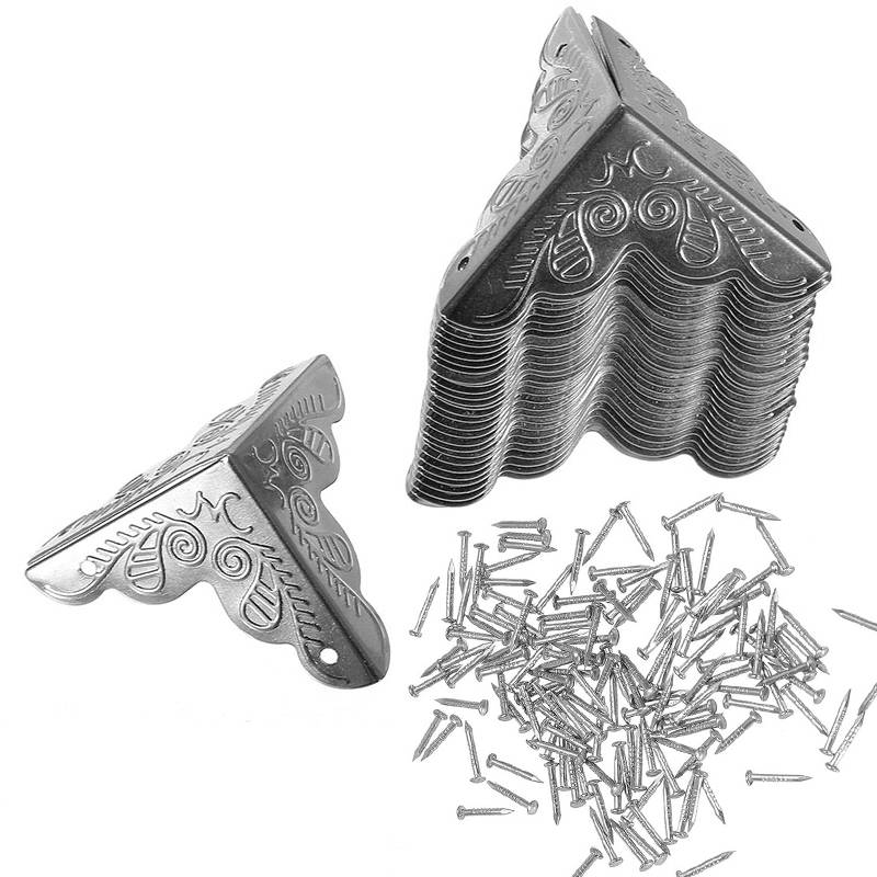 30Pcs Elegant Decorative Corner Protectors Brackets Edge Cover Rattan Pattern 3 Colors