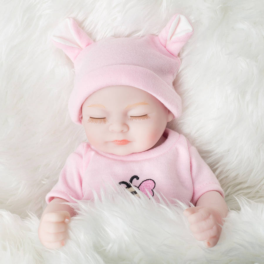 Reborn Doll Simulation Doll Early Education Realistic Doll 28cm