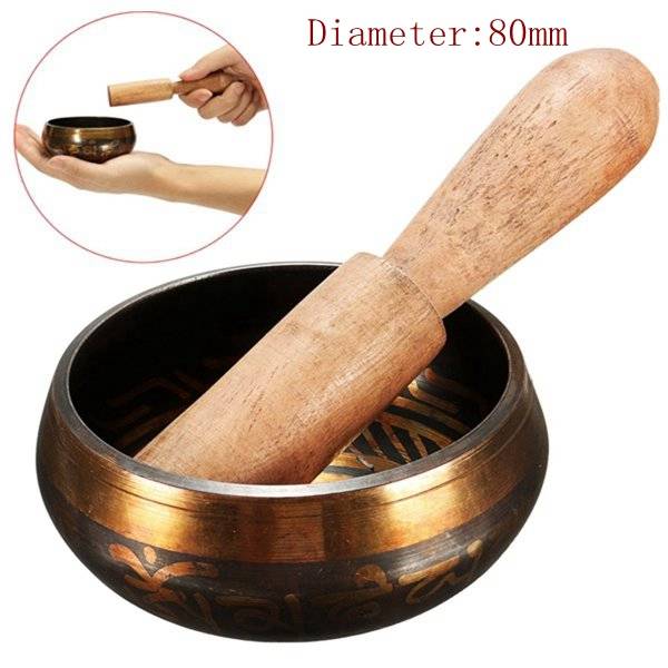 80mm Yoga Singing Himalaya Bowl Buddhism Meditation Healing...