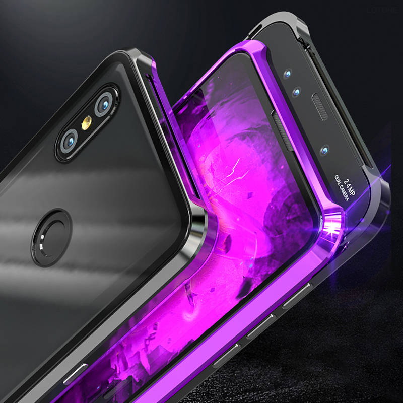 Bakeey 360 Magnetic Adsorption Upgraded Version Tempered Glass & Metal Flip Protective Case for Xiao