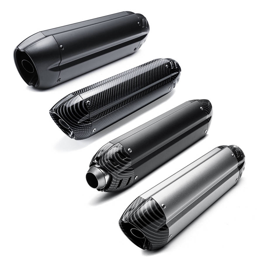 38-51mm 470mm Universal Aluminium Alloy Motorcycle Exhaust Muffler