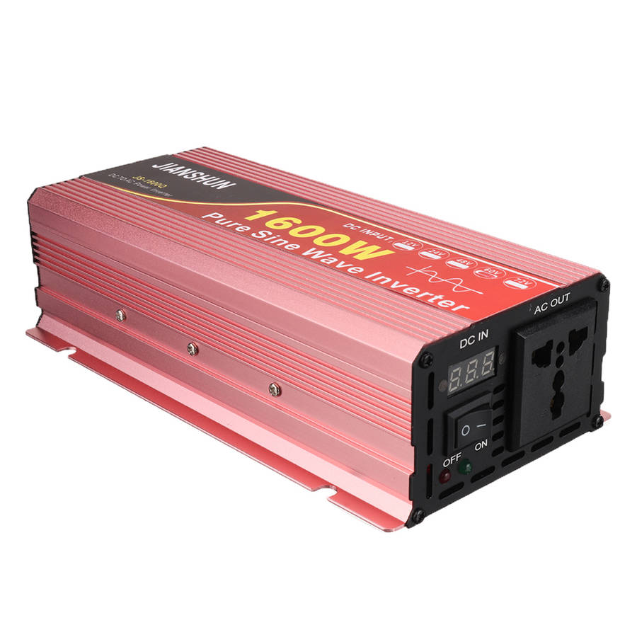 Intelligent Screen Solar Pure Sine Wave Power Inverter 1200W/1600W/2200W/3000W/3200W/6000W DC 12V/24