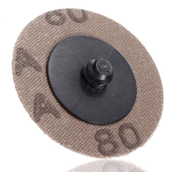 25pcs 2 Inch 80 Grit Roll Lock Sanding Discs R-Type Abrasive Sanding Pads