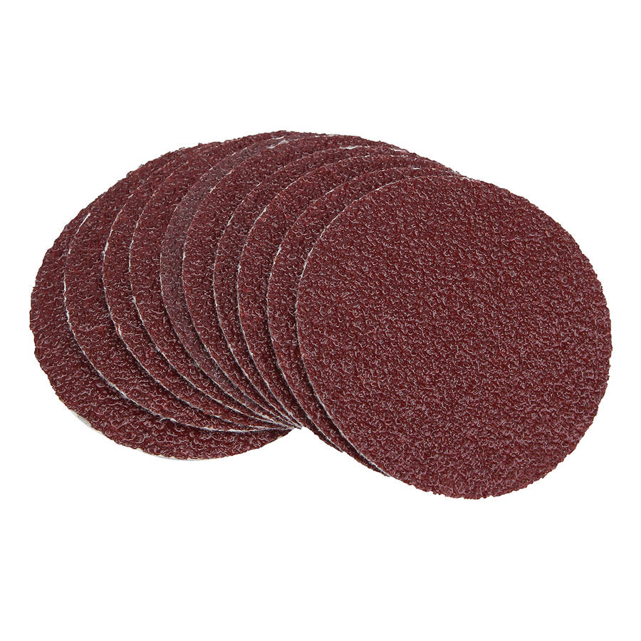 50mm Sanding Disc with 100pcs 60-2000 Grit Round Sandpaper for Polishing