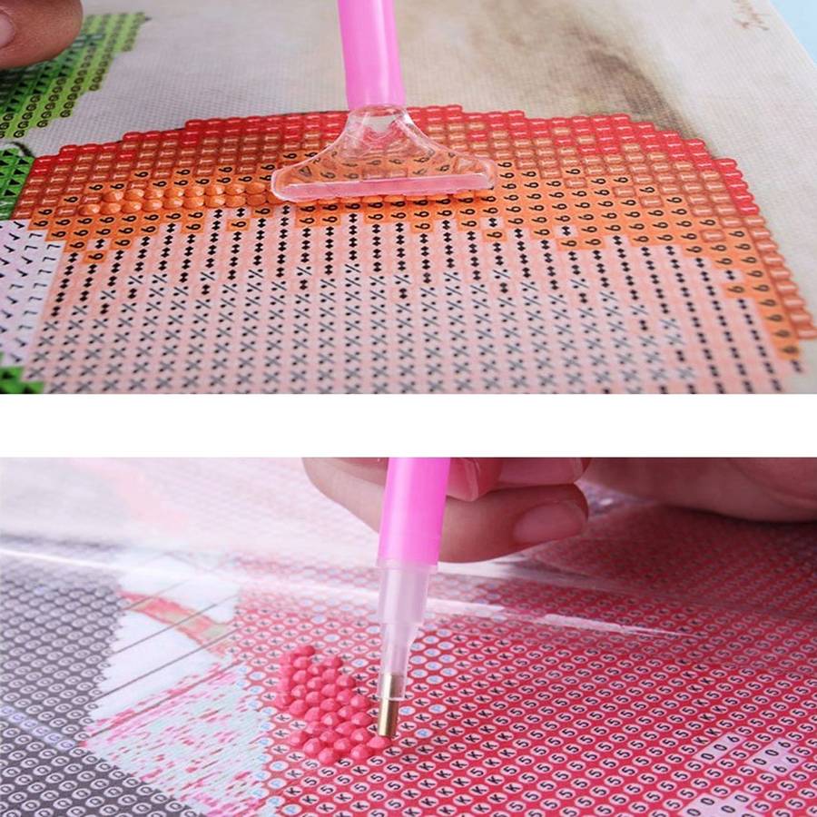 54pcs DIY Diamond Painting Tools Kit 5D Embroidery Cross Stitch Diamond Tool Set Painting Accessorie