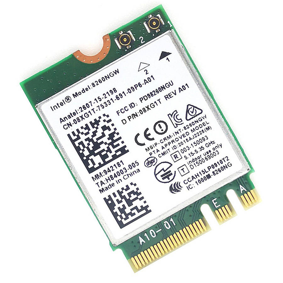 Intel 8260NGW 8260AC NGFF M2 Wireless Network Card 1200Mbps Dual Band 5G bluetooth 4.2 Internal Adap