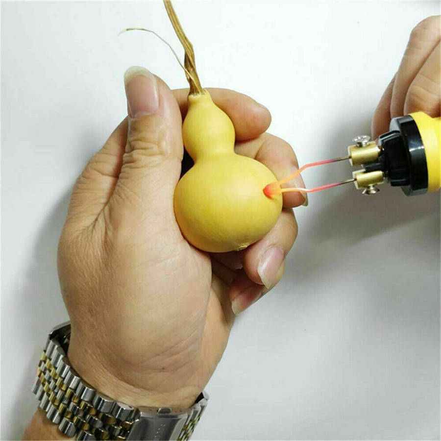 110V 220V Burning Machine Wood Burner Pyrography Pen Gourd Wood Crafts Tool Kit
