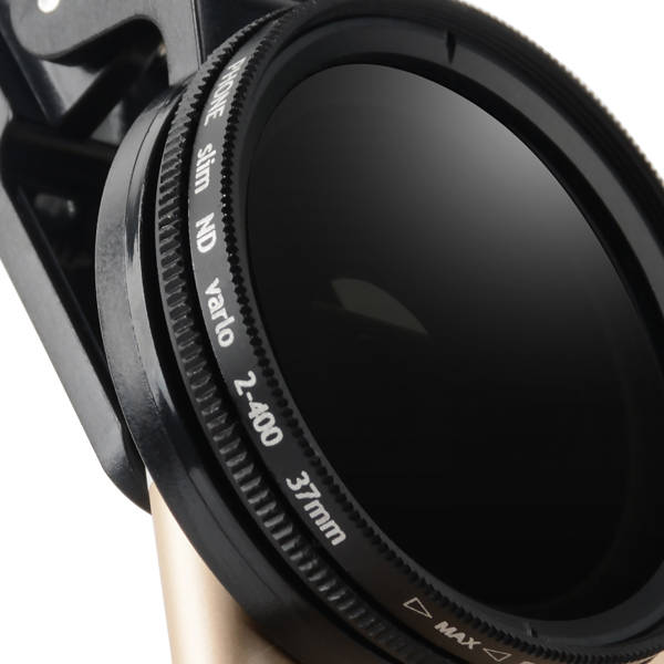 Zomei Adjustable 37mm ND 2-400 Phone Camera Filter Lens for iPhone Samsung HTC Huawei Android IOS
