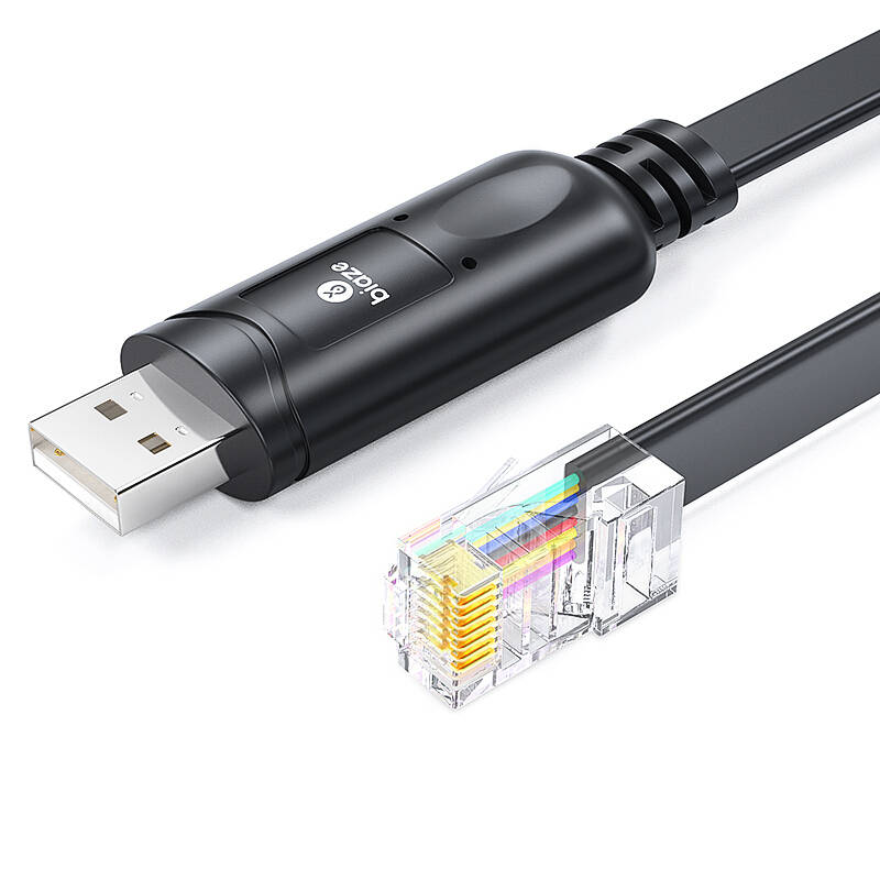 BIAZE HX25 USB to RJ45 Console Cable 1.8m Converter TP-LINK Router Configuration Conversion Cable