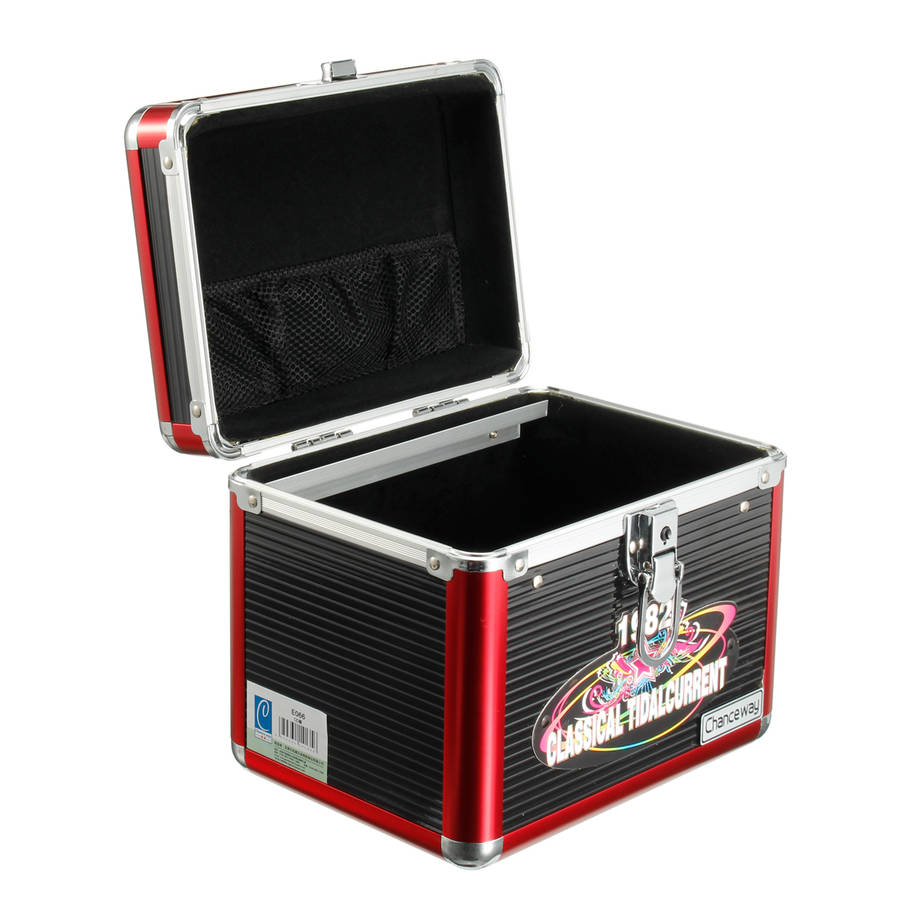CD DVD Cases Discs Storage Box Aluminium Holder Carrying Case Folder Organizer...