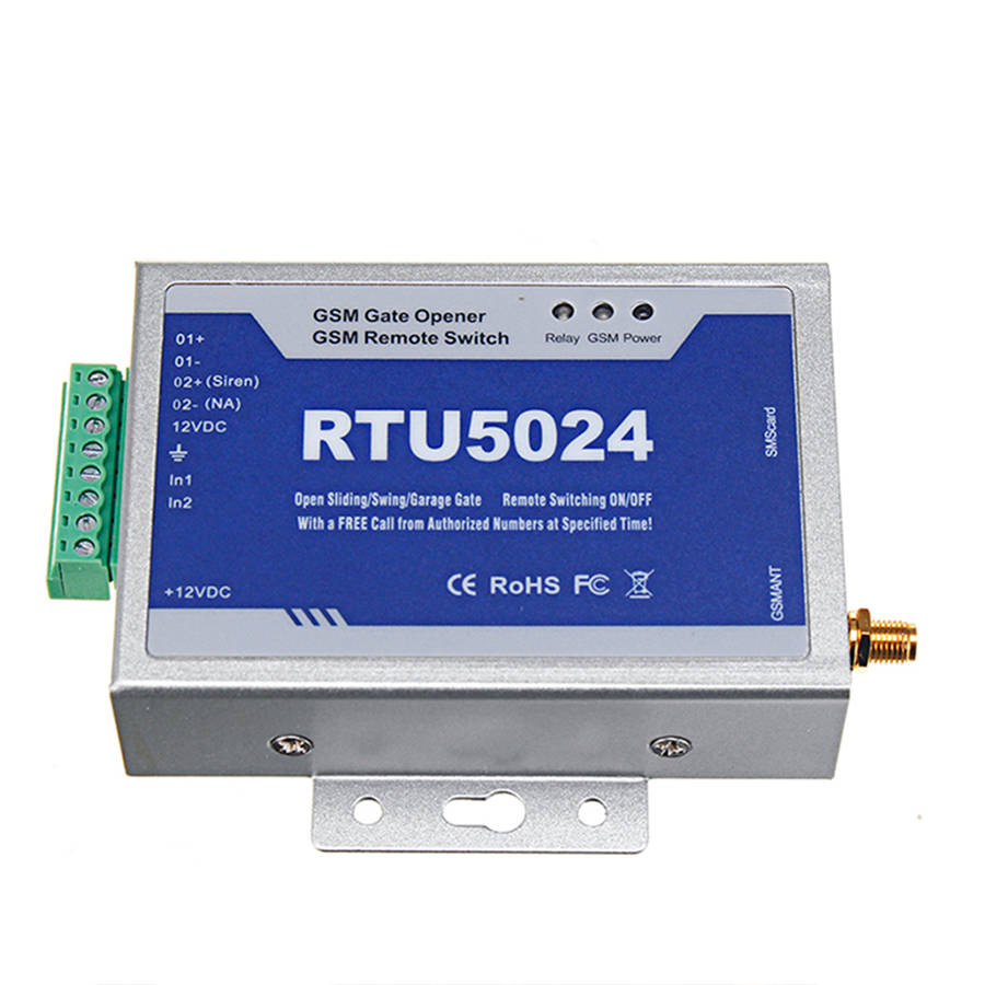RTU5024 GSM Door Gate Opener Wireless Remote Control Switch 119inch An