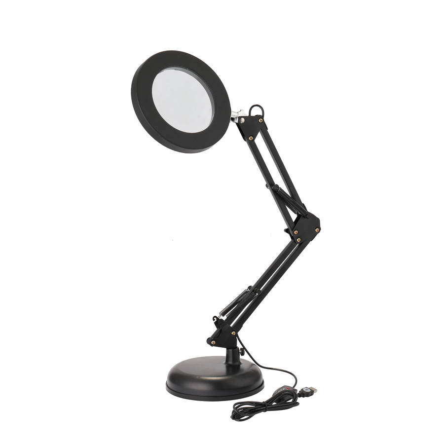 Magnifier Lamp Desktop LED Magnifier Lamp Nail Salon 5X Magnifying Lam