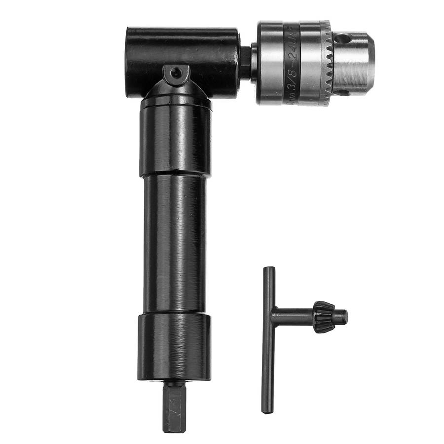 Right Angle Bend Extension 90 Degree Cordless Drill Attachment Adapter Drill Adapter Chuck (Size 2#)