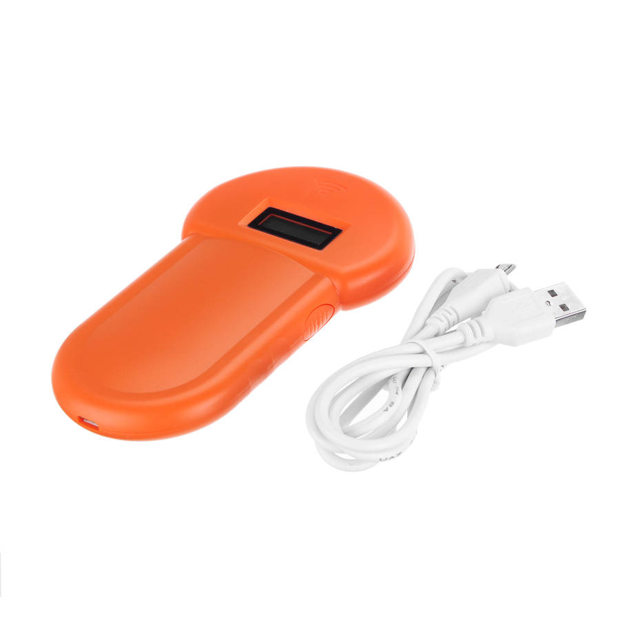 Portable 134.2Khz Animal Microchip Recognition ID Reader Pet RFID Handheld Pet Scanner