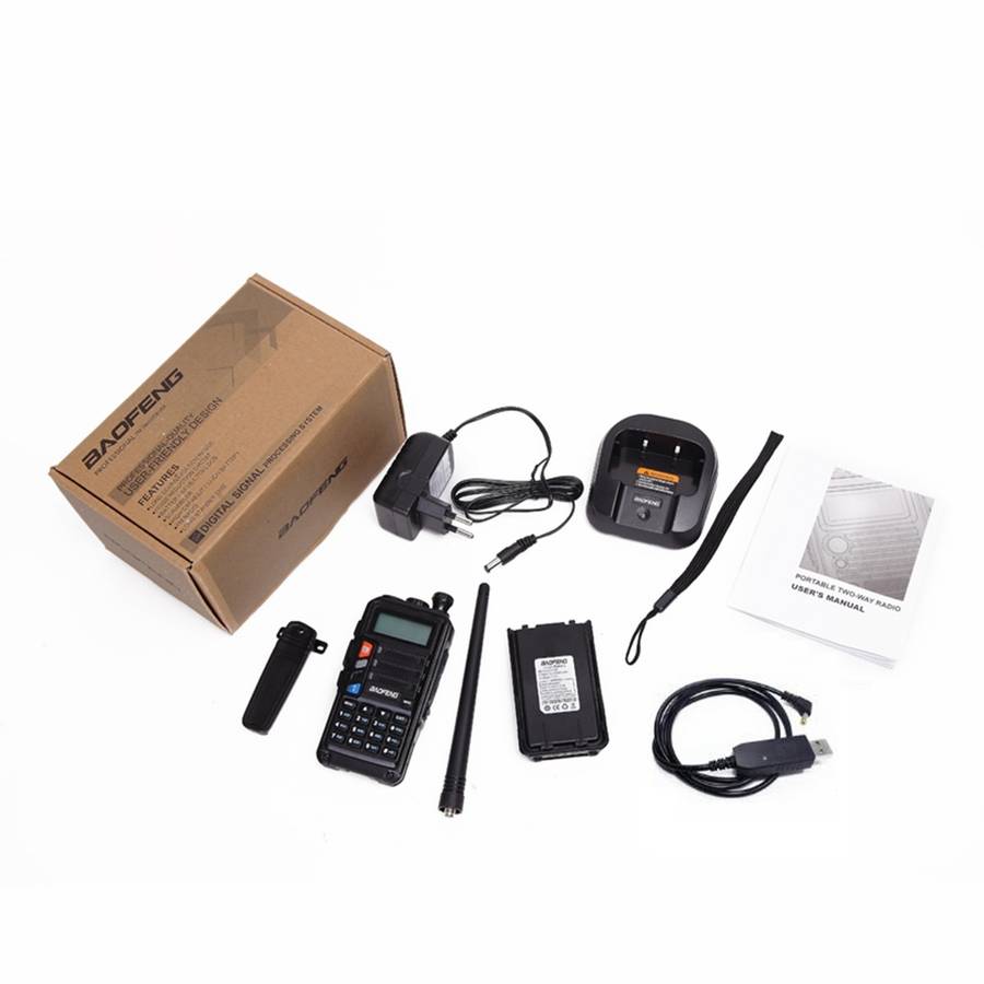 New BaoFeng UV-S9 Walkie Talkie Two Way Radio VHF UHF 128 Channels CB Funk-Trans